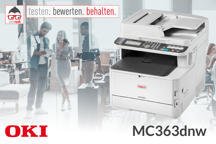 Produkttest OKI MC363dnw Multifunktionsdrucker