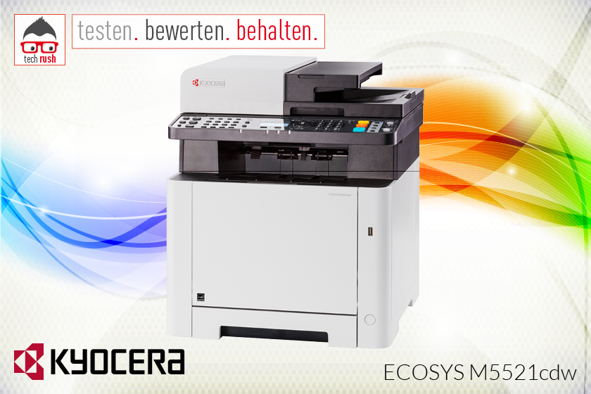 Produkttest Kyocera ECOSYS M5521CDW Multifunktionsdrucker