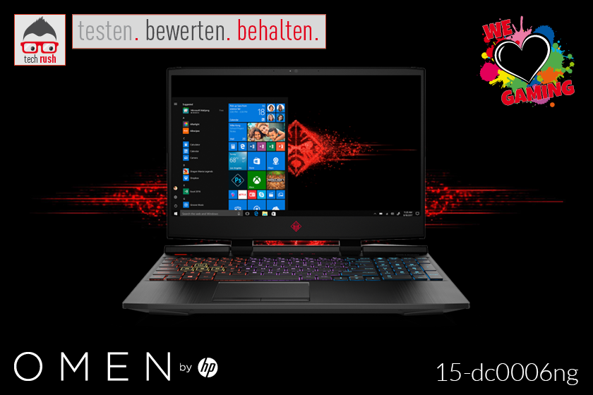 Produkttest OMEN by HP 15-dc0006ng Gaming Notebook