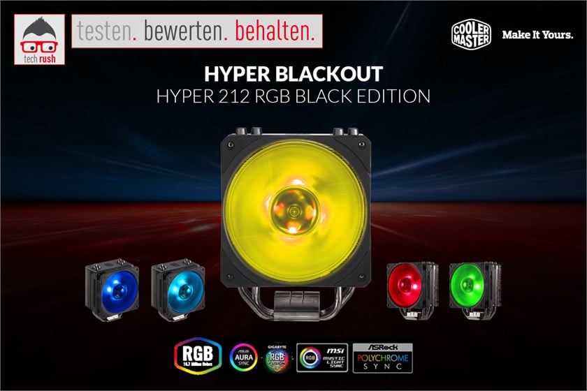 Produkttest Cooler Master Hyper 212 Black Edition, CPU-Kühler