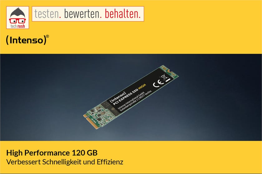 Produkttest Intenso High Performance 120 GB, Solid State Drive