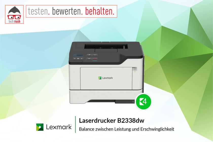 Produkttest Lexmark B2338dw, Laserdrucker