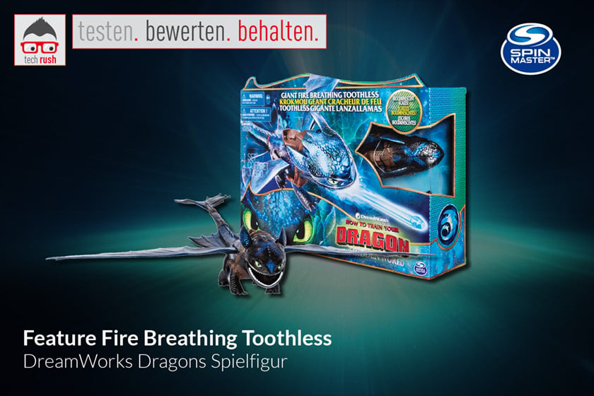 Produkttest Spin Master Feature Fire Breathing Toothless, Spielfigur