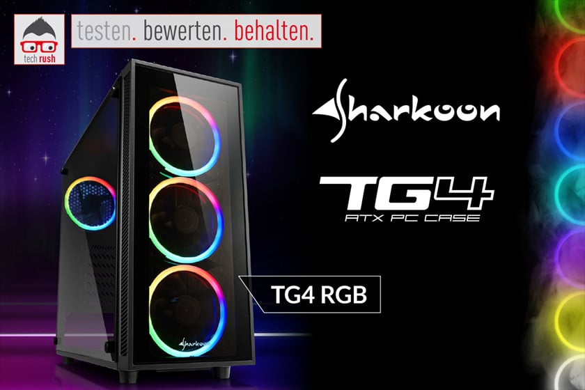 Produkttest Sharkoon TG4 RGB, Tower-Gehäuse