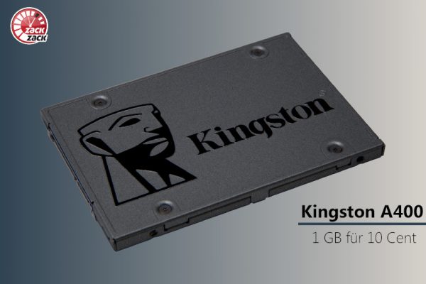 Kingston A400: 240 GB SSD für 24 Euro