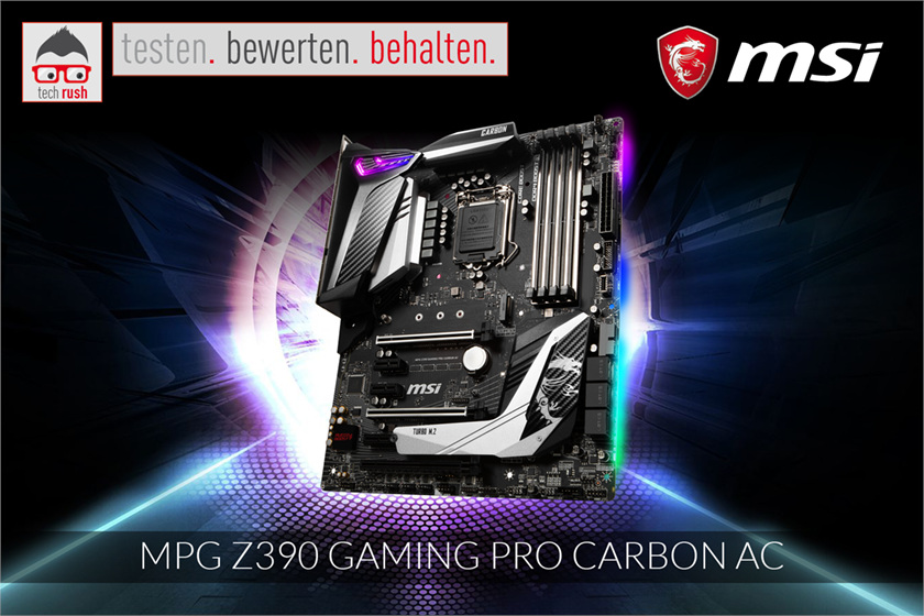 Produkttest MSI MPG Z390 GAMING PRO CARBON AC, Mainboard