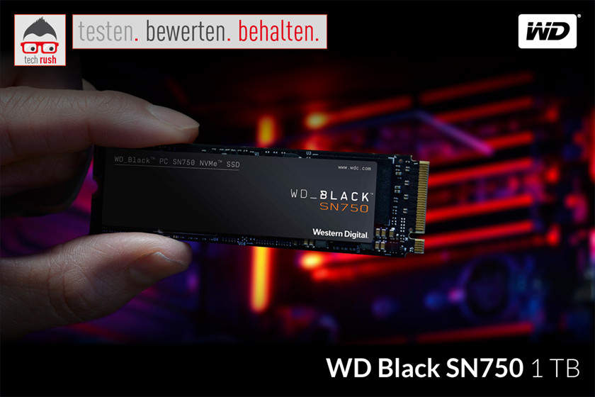 Produkttest WD Black SN750 1 TB, Solid State Drive