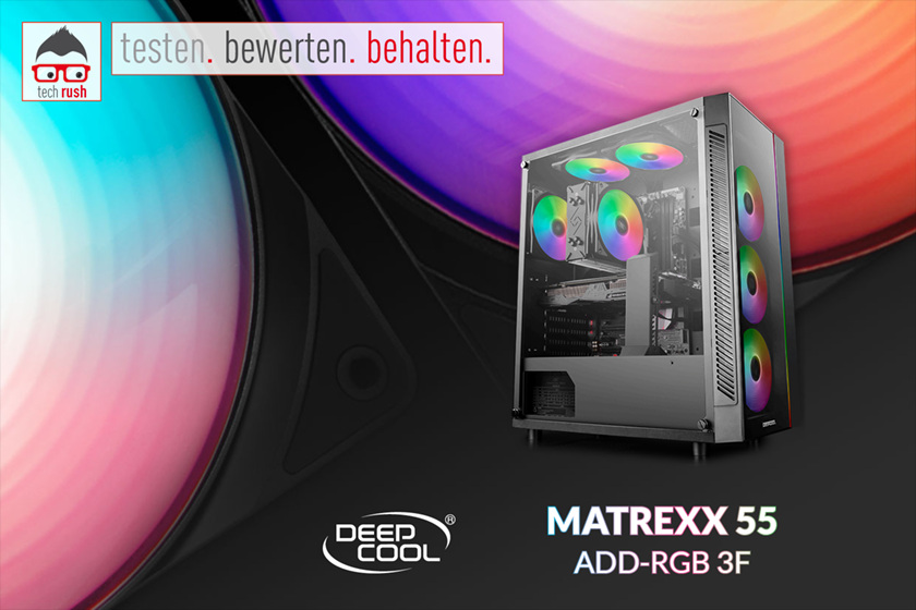 Produkttest Deepcool Matrexx 55 ADD-RGB 3F, Tower-Gehäuse