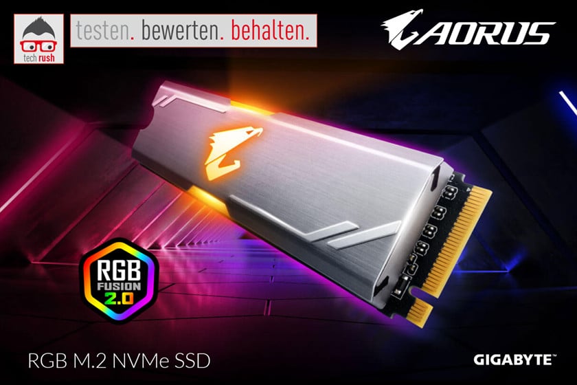 Produkttest GIGABYTE AORUS RGB M.2 NVMe 256 GB, Solid State Drive