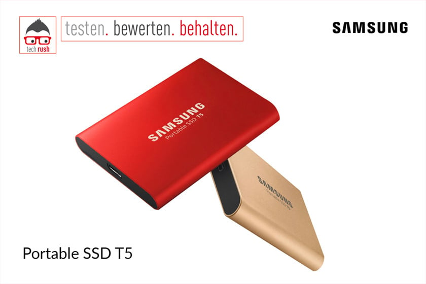 Produkttest Portable SSD T5 500 GB, Solid State Drive