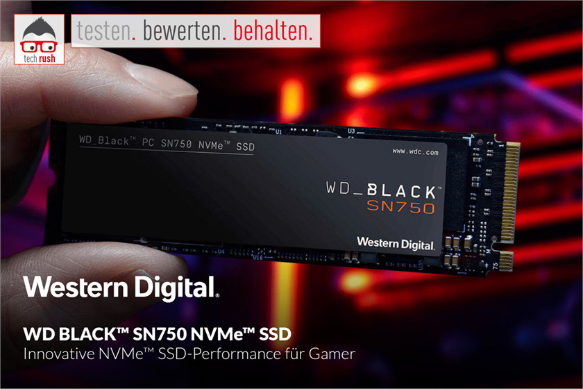 Produkttest WD Black SN750 500 GB, Solid State Drive