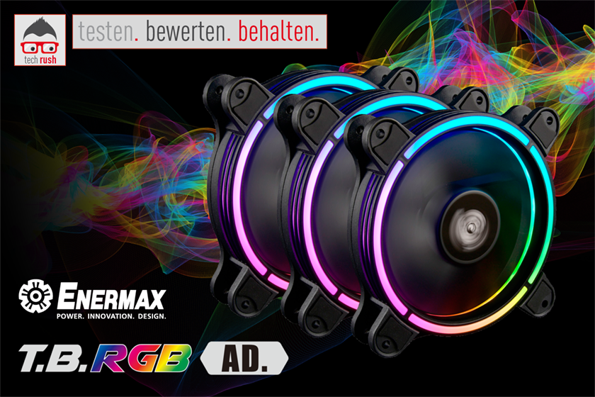Produkttest Enermax T.B. RGB AD 3 Pack 120x120x25, Gehäuselüfter