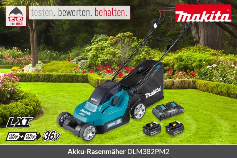 Produkttester gesucht Makita AkkuRasenmäher DLM382PM2