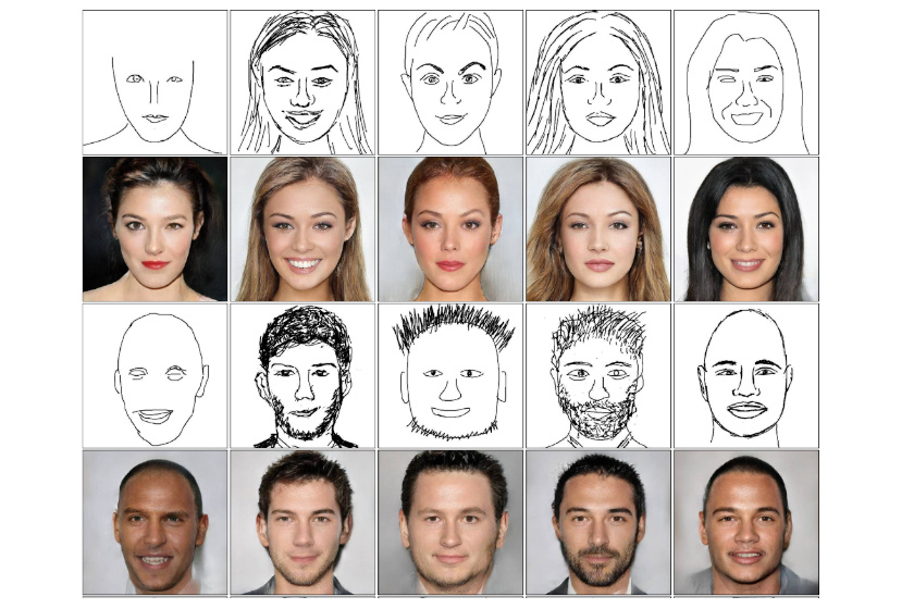 Deepfacedrawing Kunstliche Intelligenz Verwandelt Einfache Skizzen In Realistische Portrait Aufnahmen