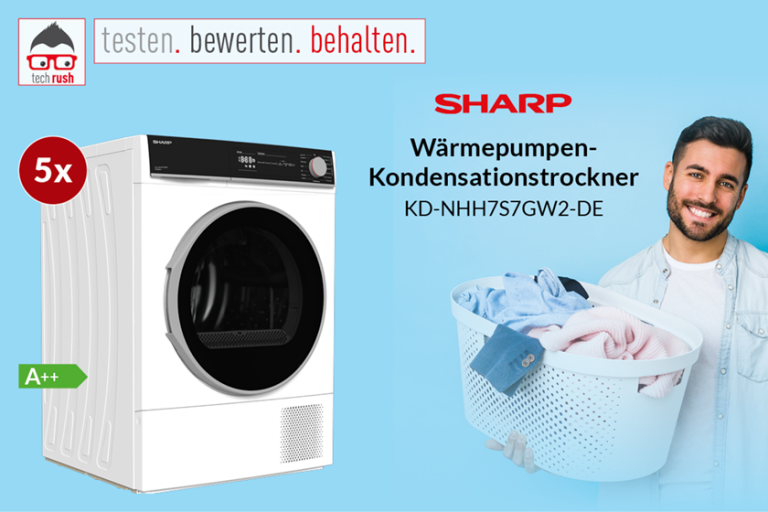 Produkttester gesucht Sharp Trockner KDNHH7S7GW2DE