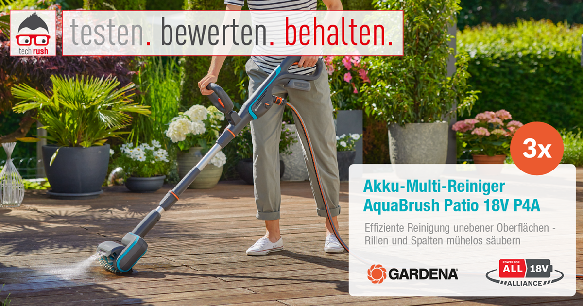 Product tester wanted: cordless multi-cleaner from Gardena