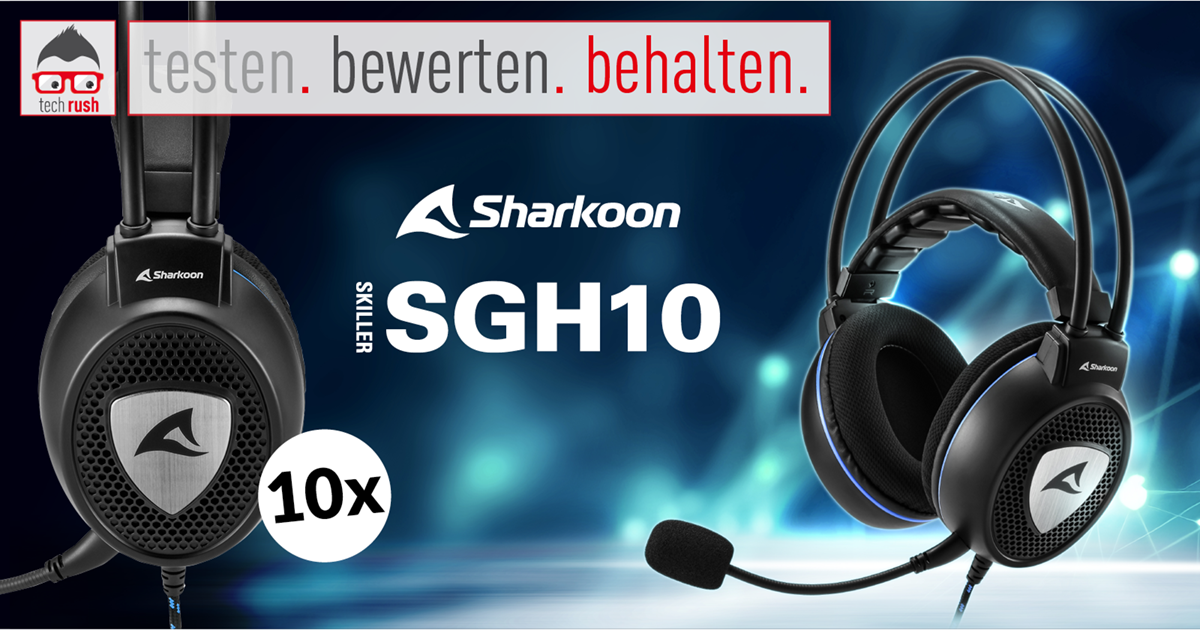 Become a product tester: 10 gaming headsets from Sharkoon