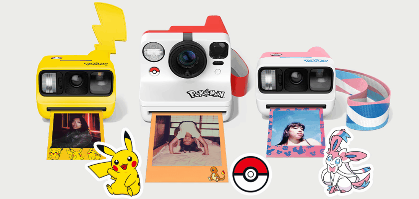 Pokémon x Polaroid Kameras im Pikachu-, Pokéball- und Feelinara-Design