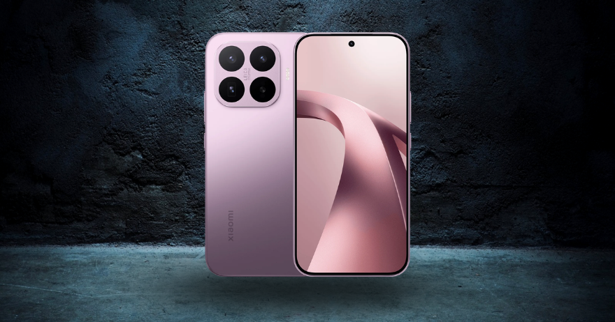 Abbildung des Xiaomi 17T mit 256 GB Speicher in der Farbe Violet. Zu sehen ist die Rück- und Frontansicht vor einem dunklen Hintergrund.